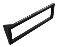 Кронштейн для раковины Bemeta Hotelové Vybavení 201541050 L черный с полотенцедержателем