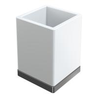 Стакан для зубных щеток Boheme Qubic 10961-GM графит