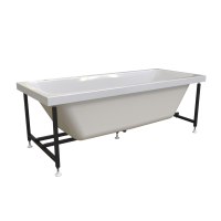 Ванна акриловая Radomir Патрисия 175x75 1-01-0-0-1-330 пристенная c каркасом