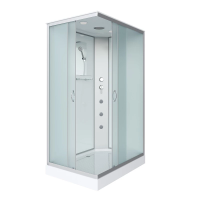 Душевая кабина Niagara Classic 90x70x215 439753QG профиль хром, стекло матовое