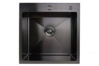 Мойка из нержавеющей стали Santegro 50 см STR5050BL графит