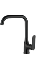 Смеситель для кухонной мойки Esko Lagos Black LG06B черный матовый