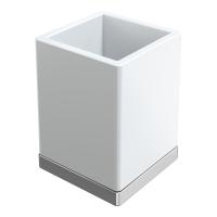 Стакан для зубных щеток Boheme Qubic 10961-CR хром