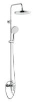 Душевая стойка со смесителем Voda Wave VST3300WA хром