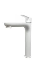 Смеситель для раковины Webert Sax Evolution SE830402740 белый матовый с донным клапаном