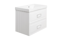 Тумба под раковину LaFenice Cubo FNC-01-CUB-B-80-2 80 см белая матовая