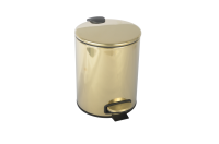 Ведро для мусора Boheme Uno 10426-G золото с педалью