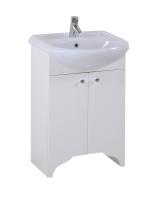 Тумба под раковину Onika Омега 105015 50 см белая (раковина Акватон 52)