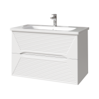 Тумба с раковиной Caprigo Modo Terza 35613-SF027 75 см белая