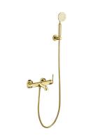 Смеситель для ванны Boheme Eterna 173-G золото с душевым гарнитуром