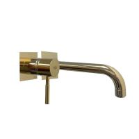 Встраиваемый смеситель для раковины Webert Rimini RI830605010 золото глянцевый