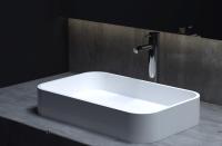 Накладная раковина Salini Callista 01 1101104G 35 см белая глянцевая