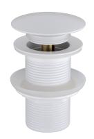 Донный клапан Boheme 612-MW белый