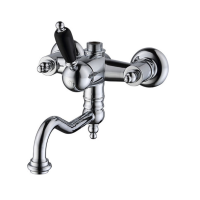 Смеситель для ванны Caprigo Adria-Uno Black Edition 02B-519-crm хром