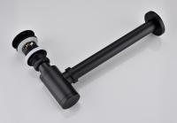 Сифон для раковины Boheme Black 609-B черный матовый