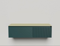 Тумба с раковиной Salini Domino 140 см 27D114ON окрашивание по RAL эмаль Onda Plus