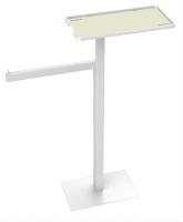 Держатель для туалетной бумаги Boheme 10952-MW белый матовый с полочкой