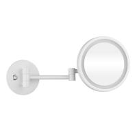 Косметическое зеркало Bemeta White 112101144 белое матовое с подсветкой и сенсором