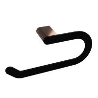 Полотенцедержатель Bemeta Galla 108104060 черный с розовым золотом кольцо