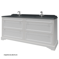 Тумба под раковину Caprigo Greenwich 10718 200 см напольная (эмаль)