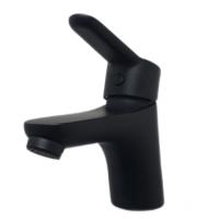Смеситель для раковины Webert Sax Evolution SE830102560 черный матовый с донным клапаном