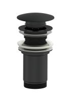 Донный клапан для раковины Wonzon & Woghand WW-88SS09-MB черный матовый