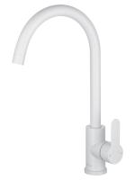 Смеситель для кухонной мойки Wonzon & Woghand WW-AE4554-MW белый матовый