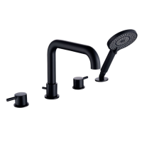 Смеситель на борт ванны Caprigo Don 53-410-NER черный