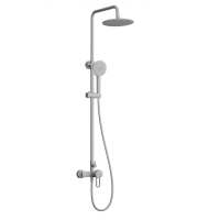 Душевая стойка со смесителем Wonzon & Woghand WW-B2166-A-MW белая матовая