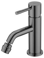 Смеситель для биде Boheme Uno 466-SGM глянцевый графит