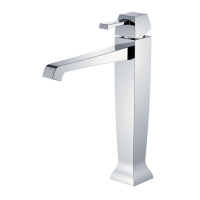 Смеситель для раковины Caprigo Diamante 50-023-crm хром с донным клапаном