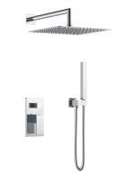 Душевой комплект со смесителем Boheme Qubic 474-3-CR хром