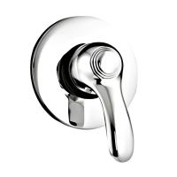 Встраиваемый cмеситель для ванны и душа Webert Aurora AU880101015 хром глянцевый