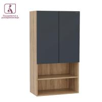 Шкаф Onika Маркус 306013 60 см серый матовый и дуб сонома разборный