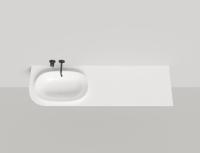 Столешница Salini Costa 70 см 200221MN белый RAL матовая