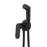 Смеситель гигиенический Voda Shore SHR01B черный матовый встраиваемый