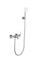 Смеситель для ванны Boheme Eterna 173-NB никель с душевым гарнитуром