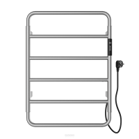 Полотенцесушитель электрический Wonzon & Woghand Wismar WW-AL201-BR никель брашированный