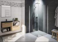 Душевой уголок Riho Novik 80x200x90 G003007120 профиль хром