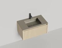 Тумба с раковиной Salini Domino 80 см 27D108ONF окрашивание по RAL эмаль Onda Plus