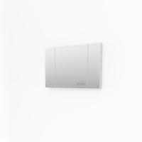 Зеркальный шкаф Kакса-А Sharm 005371 100 см белый с золотом