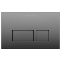 Кнопка смыва Boheme оружейная сталь 664-SGM