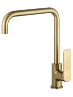 Смеситель для кухонной мойки Wonzon & Woghand WW-L1006-BG золото брашированный