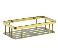 Полка для ванной Wonzon & Woghand WW-4131-BG золото брашированная