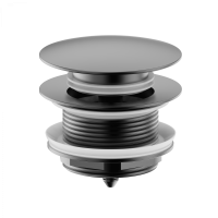 Донный клапан для ванны Wonzon & Woghand WW-SS105-BGM темный графит брашированный