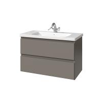 Тумба с раковиной Caprigo Forte 36113-SF025 90 см серая