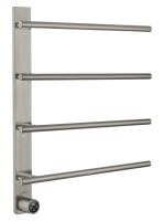 Полотенцесушитель электрический Wonzon & Woghand Nürnberg WW-AL344-BN никель брашированный