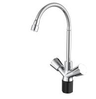 Смеситель для кухонной мойки Voda Calm CALM519flex хром