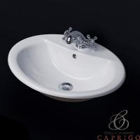 Встраиваемая раковина Caprigo DUO 5544 55 см белая