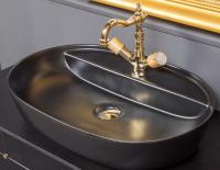 Накладная раковина Armadi Art Vallessi 60 см 871 черная